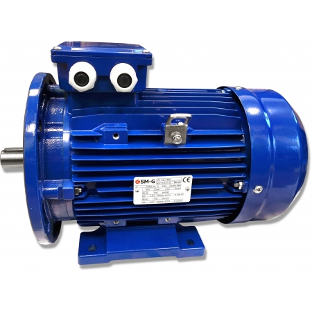 SILNIK ELEKTRYCZNY Z KOŁNIERZEM 5,5kW 400V 1435obr WAŁEK 28mm 3-FAZOWY